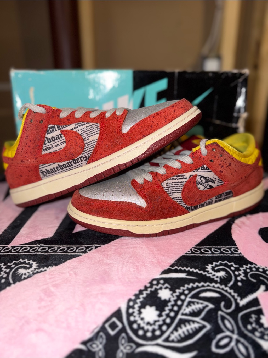 Nike Sb Dunk Low Rukus Crawfish 8m